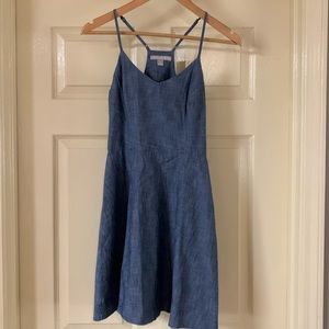 Banana Republic Spaghetti Strap Chambray Mini Dress Size 2